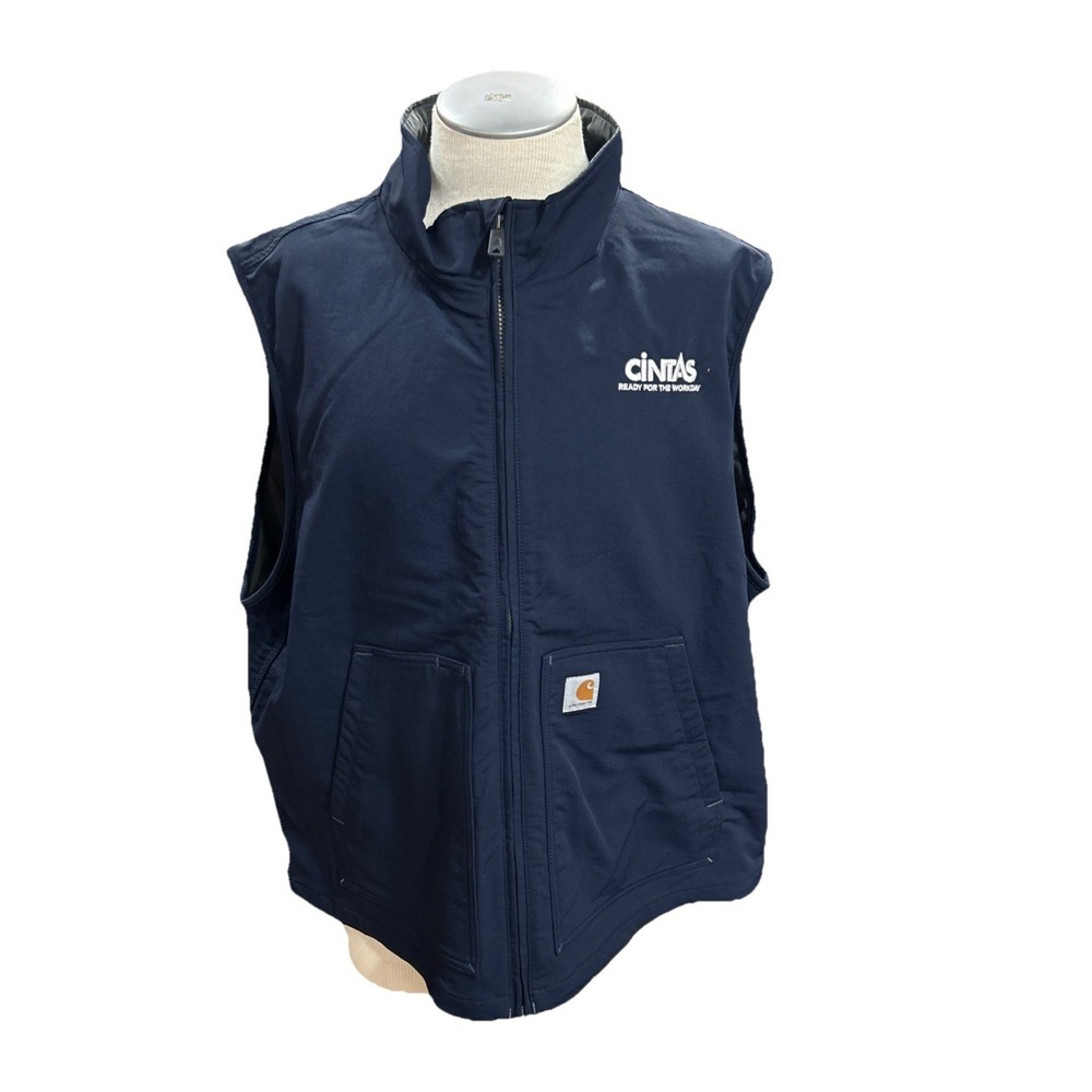 Carhartt Super Dux Vest 2XL Relaxed Fit Blue OV5535-M